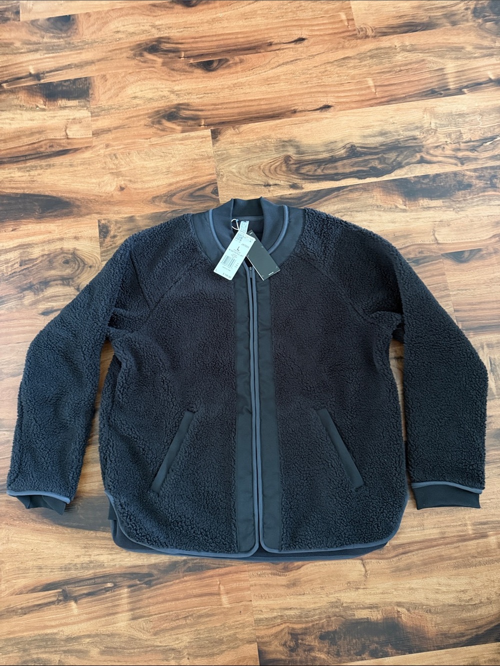 Adidas Women's Go-To Fleece Jacket Black
JX7053 Size L Golf NWT